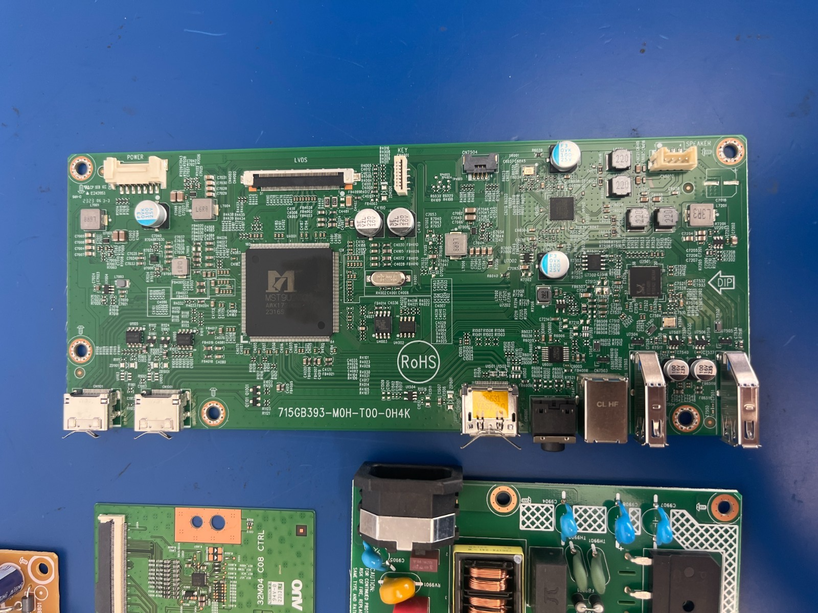 DELL S3221QS S3221QSc MONITOR MAIN BOARD + PSU POWER SUPPLY + T-CON + BOARD - Image 3