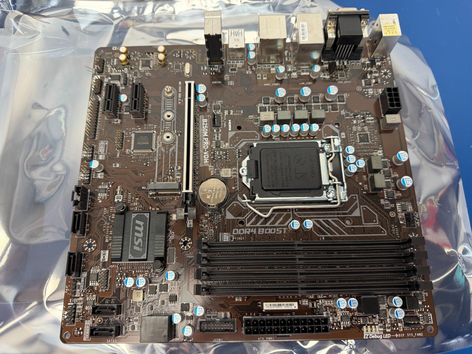 MSI B250M PRO-VDH LGA1151 DDR4 HDMI DVI-D VGA m-ATX Motherboard