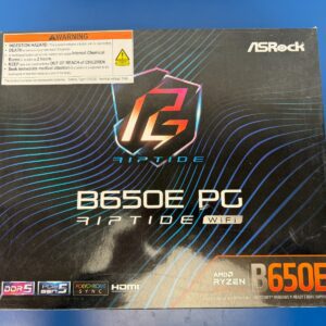 ASROCK B650E PG Riptide WiFi Desktop Motherboard Socket AM5 For AMD B650e
