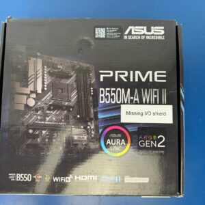 ASUS Prime B550M-A WiFi II AMD AM4 (3rd Gen Ryzen) Micro ATX Motherboard
