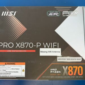 MSI PRO X870-P WIFI AM5 AMD X870 SATA 6Gb/s ATX Motherboard