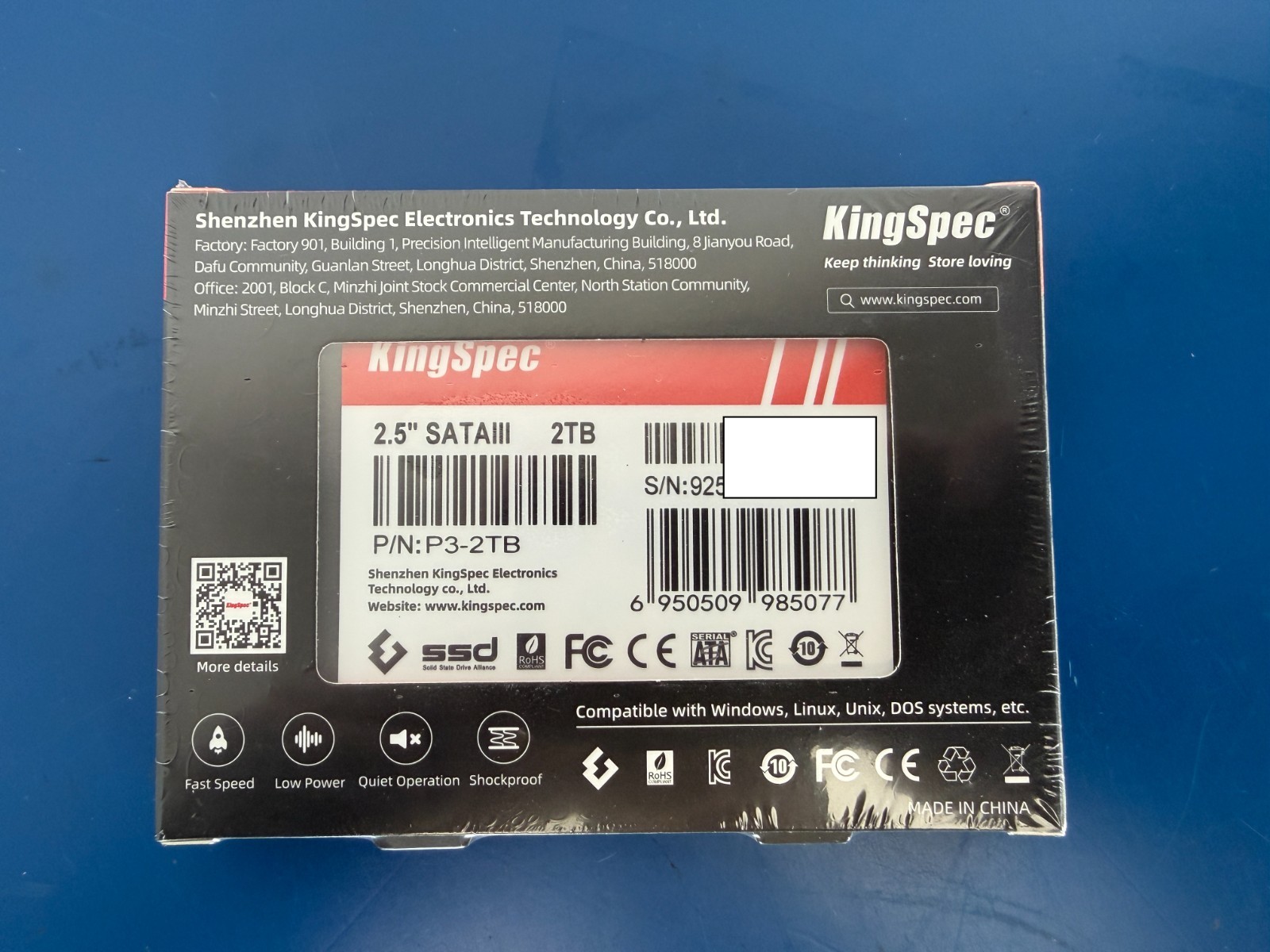 NEW KingSpec P3-2TB Internal Solid State Drive 2.5" 2TB SATA III 6GB/s - Image 4