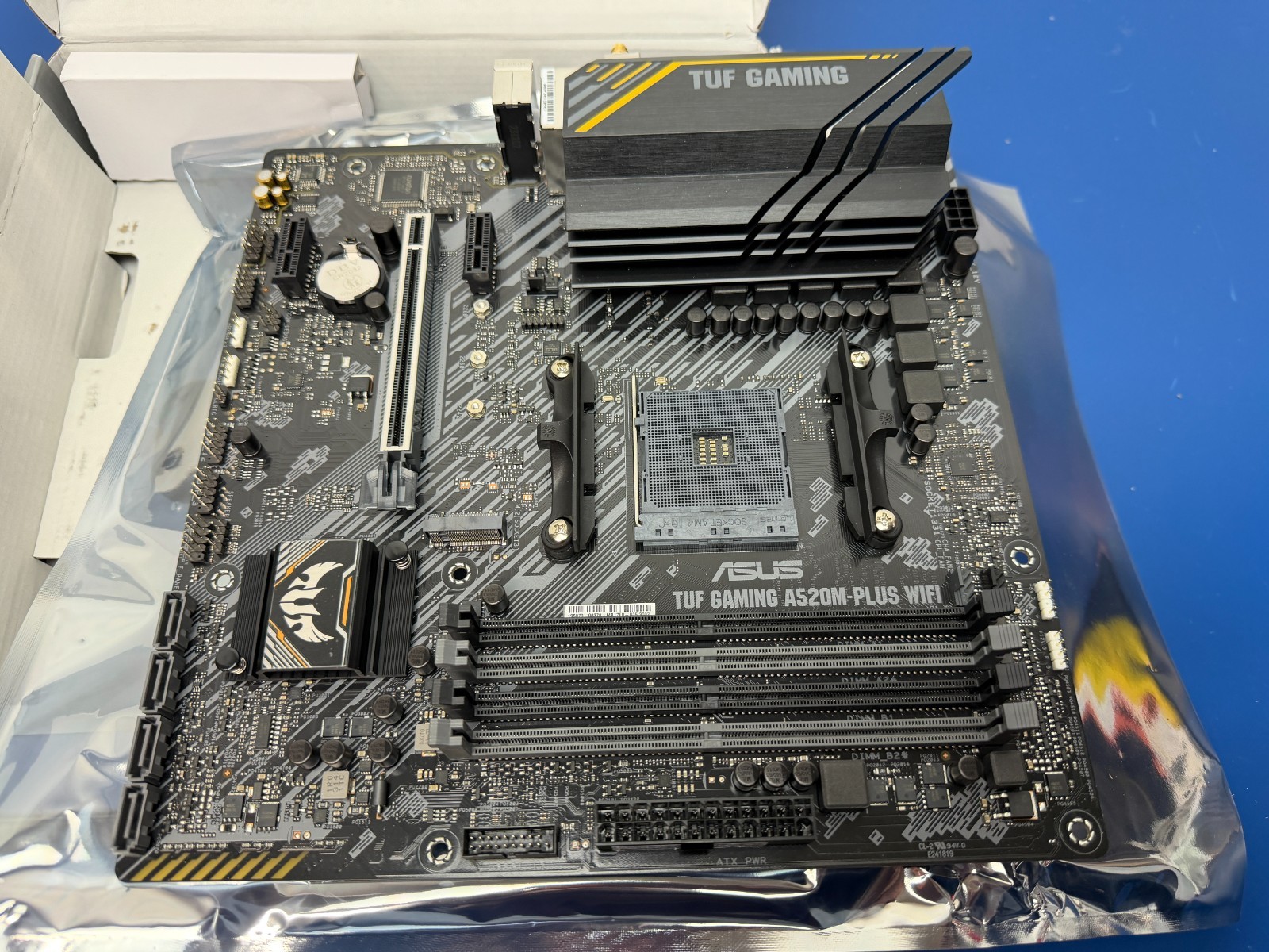 ASUS TUF Gaming A520M-PLUS (WiFi) AMD AM4 microATX Gaming Motherboard - Image 6
