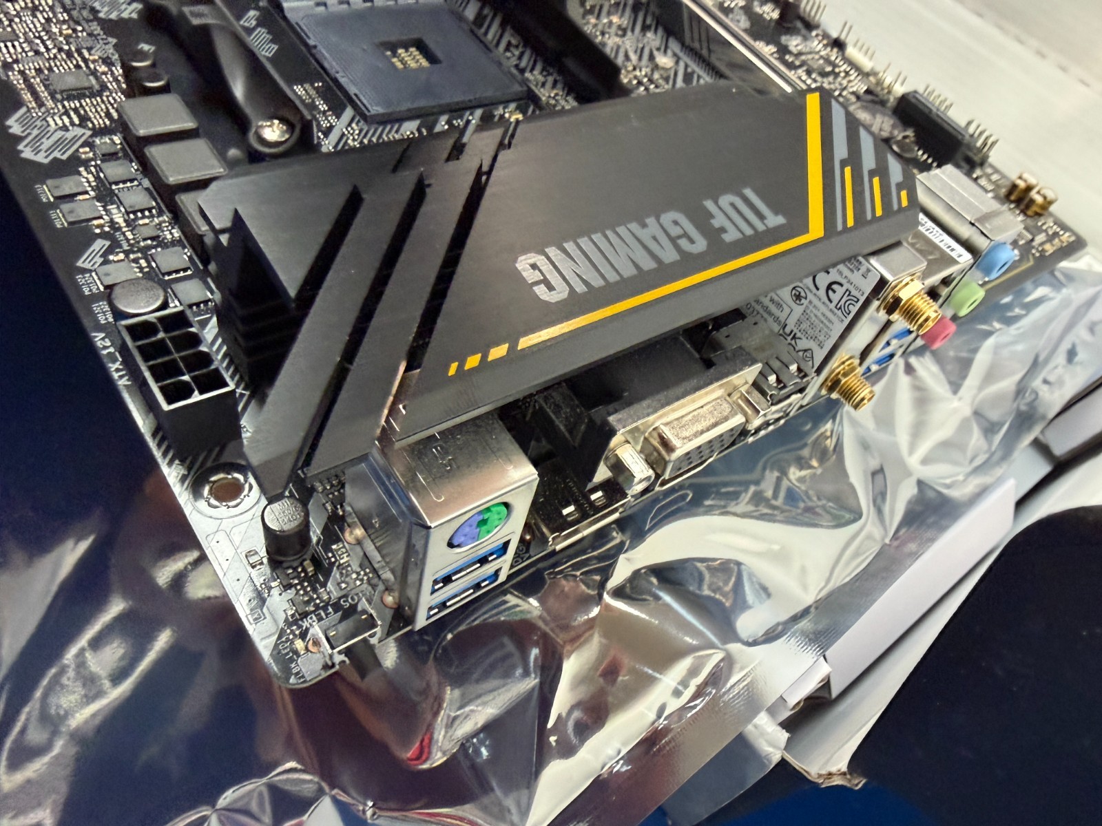 ASUS TUF Gaming A520M-PLUS (WiFi) AMD AM4 microATX Gaming Motherboard - Image 7