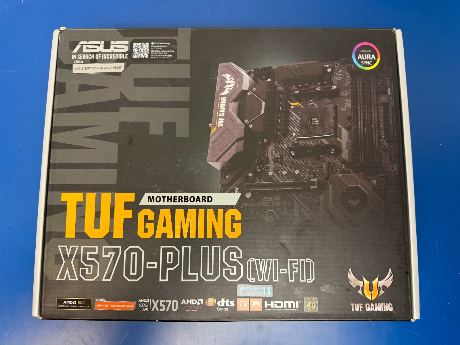 ASUS TUF GAMING X570-PLUS (WI-FI) Socket AM4, AMD Motherboard