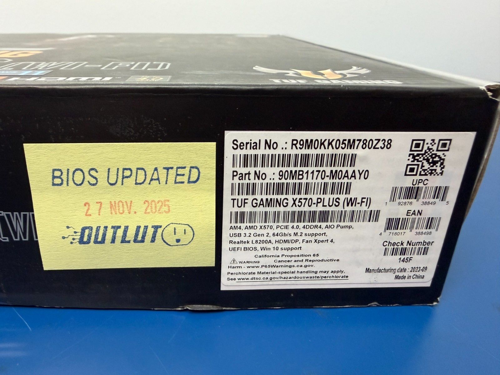 ASUS TUF GAMING X570-PLUS (WI-FI) Socket AM4, AMD Motherboard - Image 2