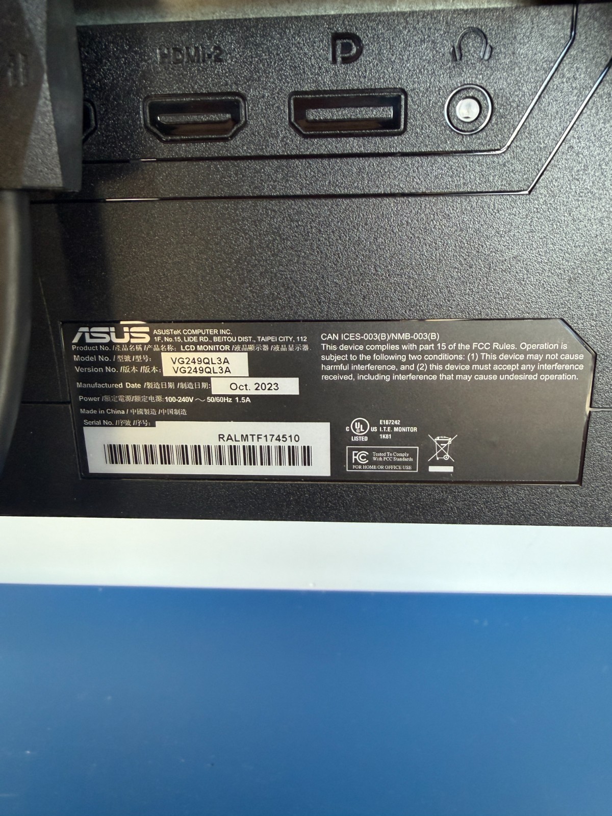 **READ** TUF VG249QL3A 24 Class Full HD Gaming LED Monitor - 16:9 - Black - Image 8