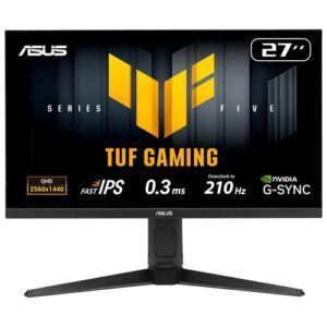 ASUS TUF 27" QHD 200Hz 0.3ms GTG IPS LED FreeSync Gaming Monitor VG27AQL5A