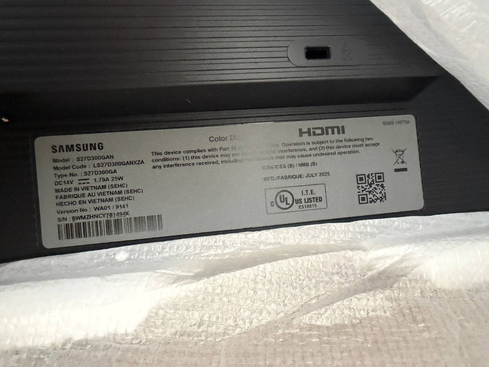 Samsung 27" S3 S30GD IPS LED FHD 100Hz 5ms Monitor HDMI LS27D300GANX S27D300GAN - Image 4