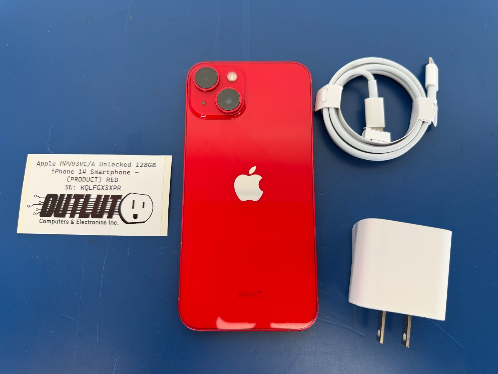 Apple iPhone 14 128gb - MPV93VC/A - Red - Unlocked - Image 2