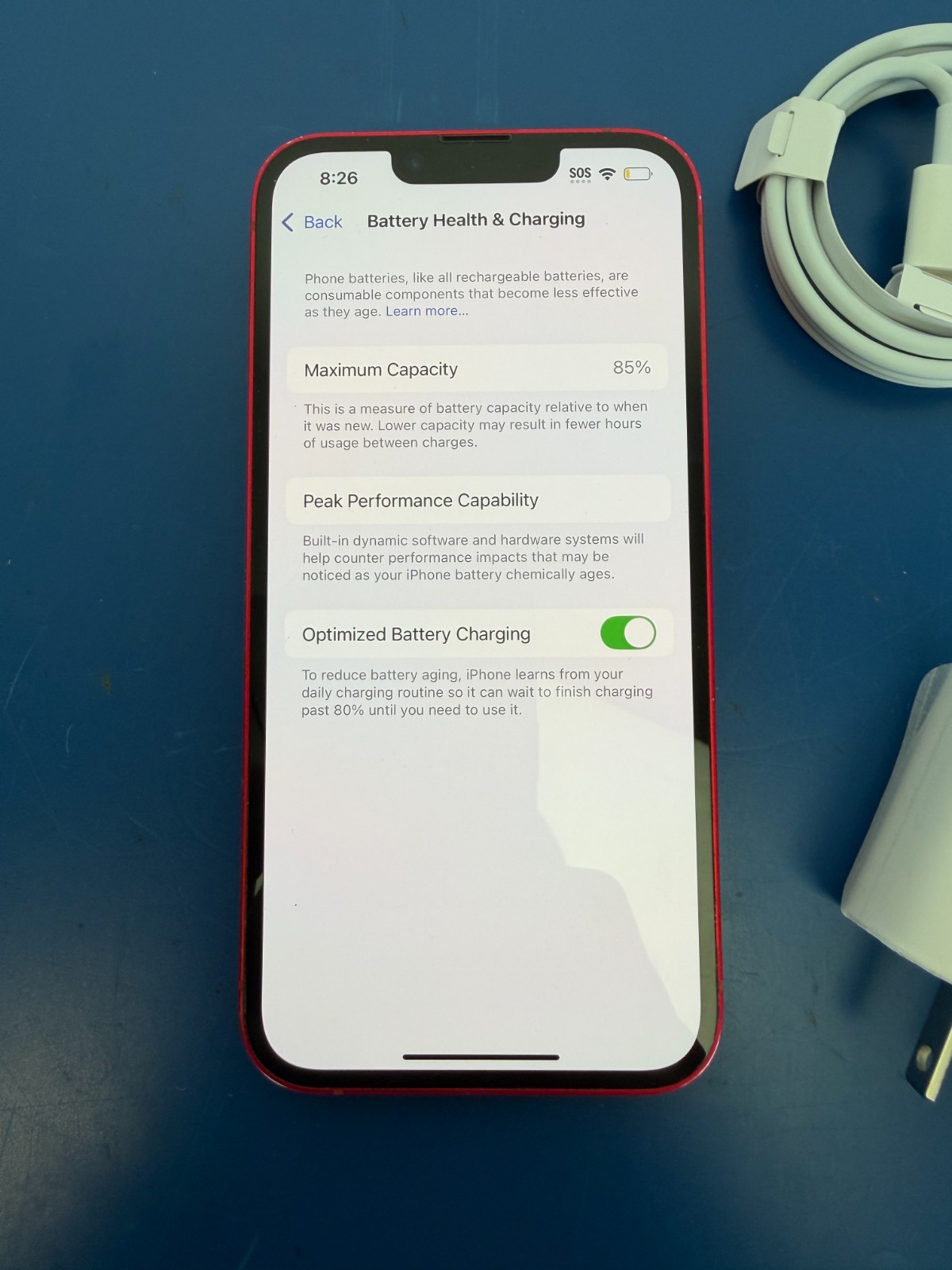 Apple iPhone 14 128gb - MPV93VC/A - Red - Unlocked - Image 13