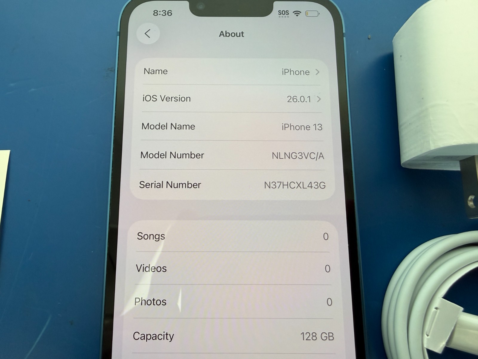 Unlocked Apple iPhone 13 128GB Blue MLNG3VC/A - Image 2