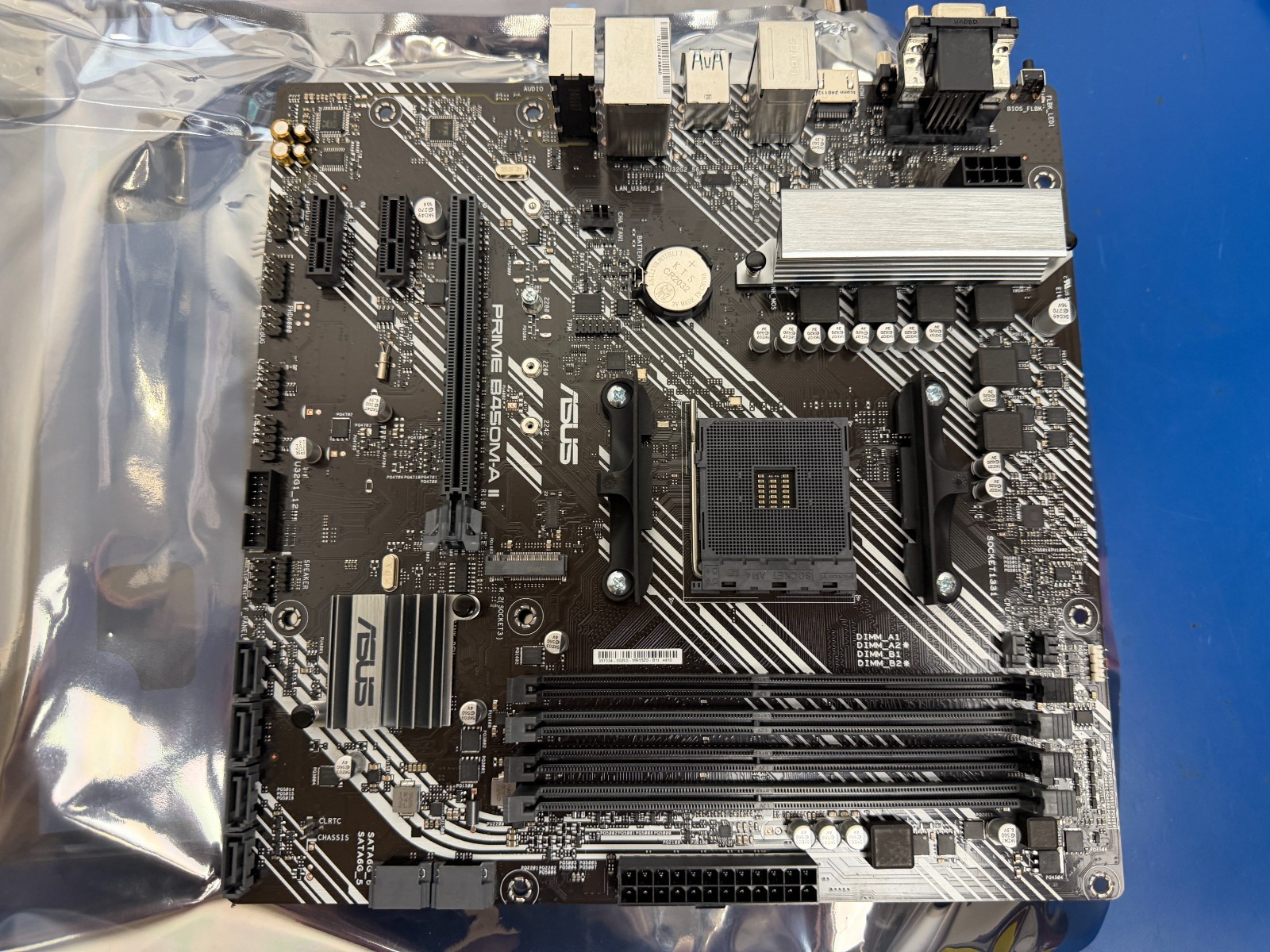 ASUS Prime B450M-A II Socket AM4 DDR4 Motherboard OB - Image 4