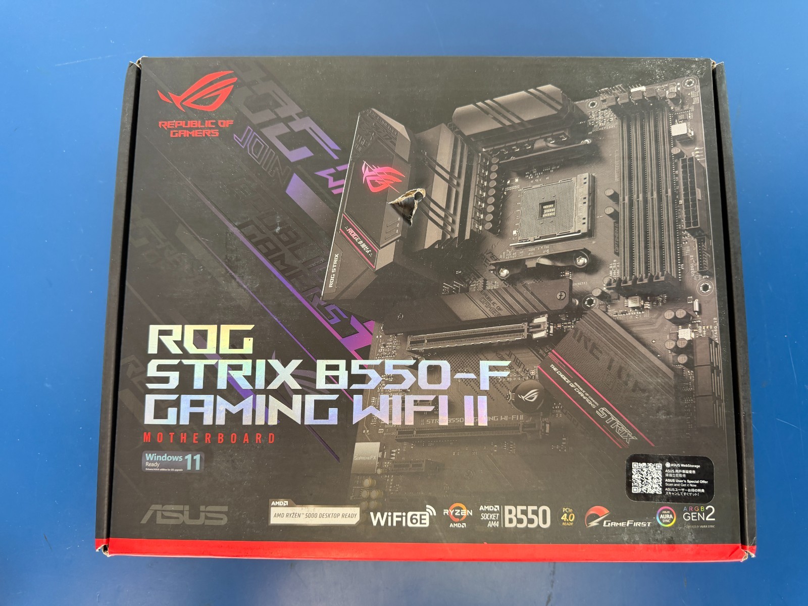ASUS ROG STRIX B550-F GAMING WIFI II AM4 AMD B550 SATA 6Gb/s ATX AMD Motherboard