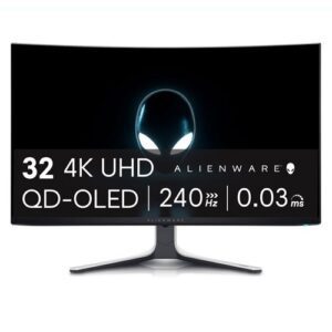 Alienware 32" AW3225QF 4K UHD QD-OLED 240Hz Curved Gaming Monitor 1700R 0.03ms