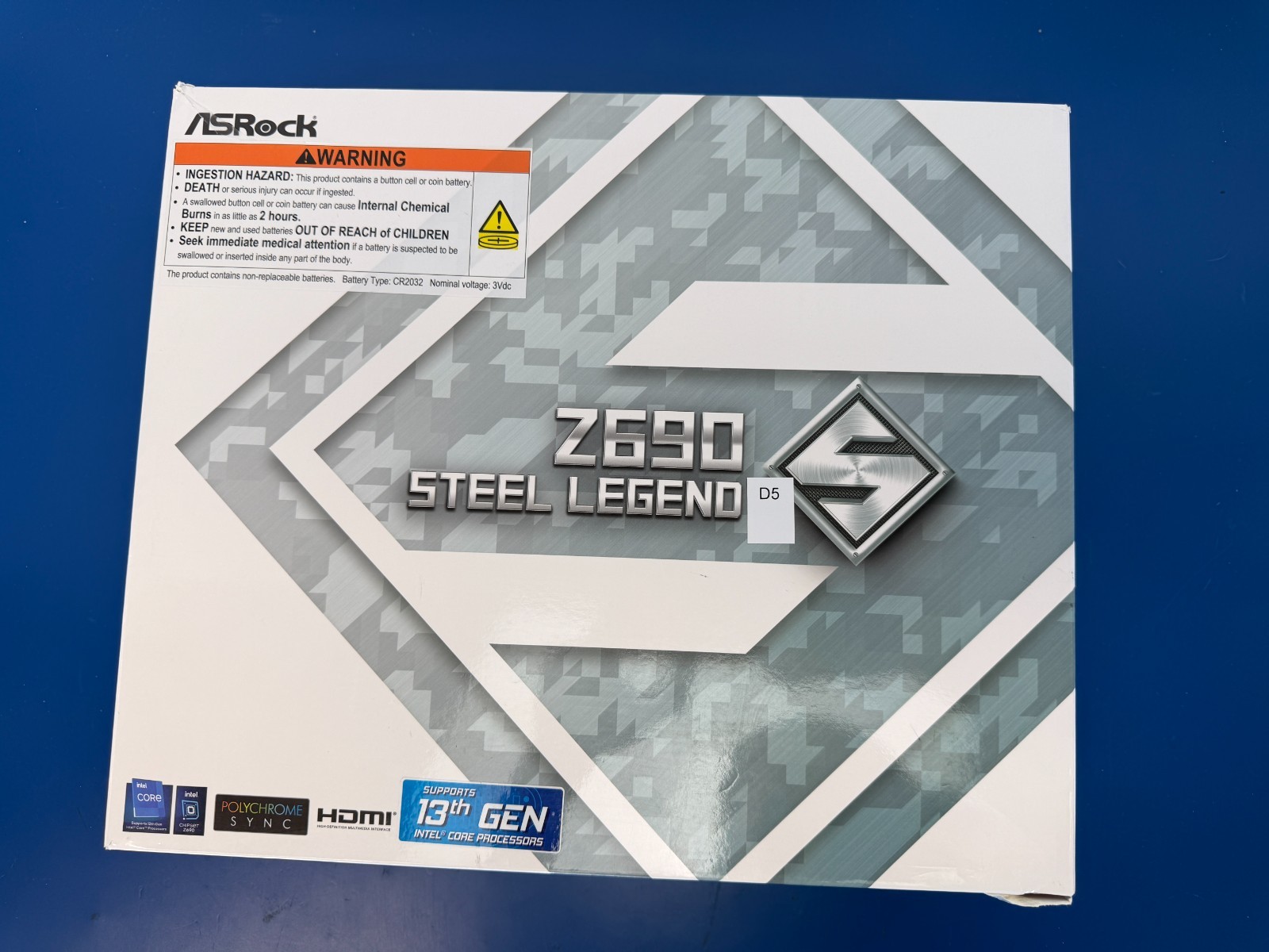 ASRock Z690 Steel Legend, DDR5 LGA1700 ATX Intel Motherboard