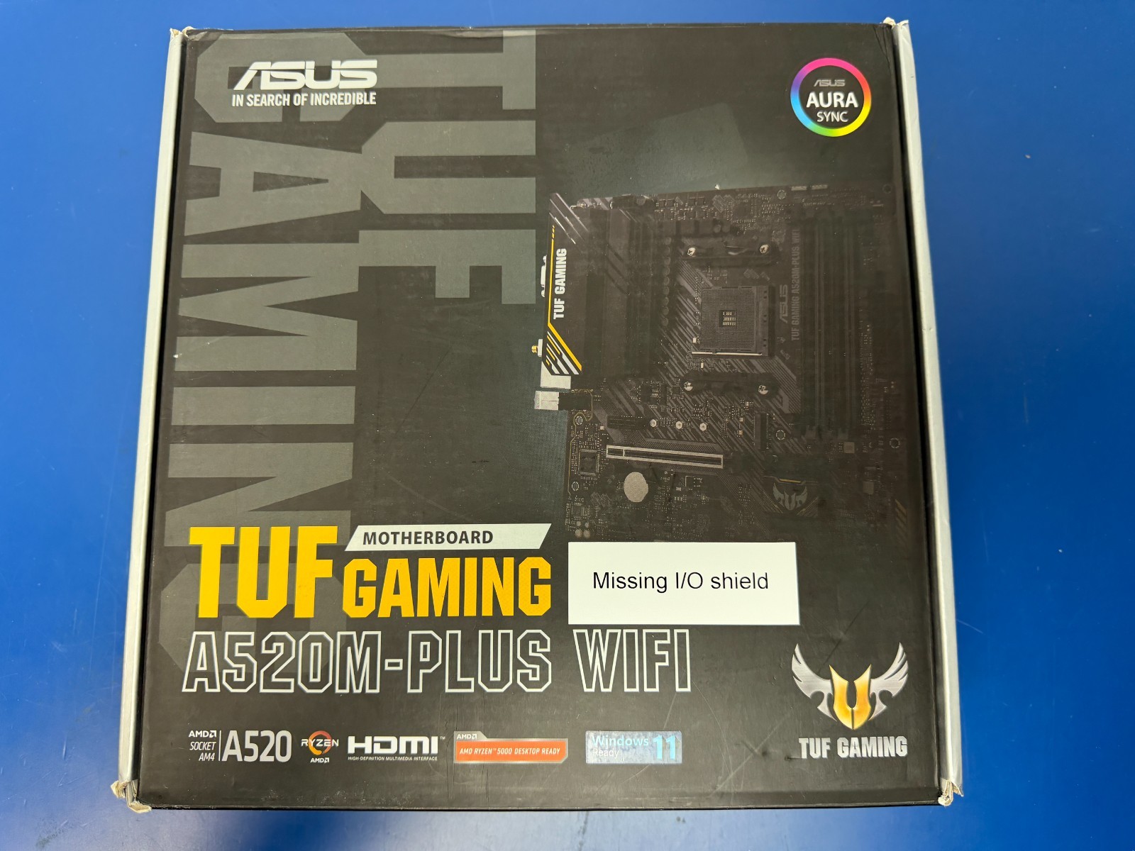 ASUS TUF Gaming A520M-PLUS (WiFi) AMD AM4 microATX Gaming MB