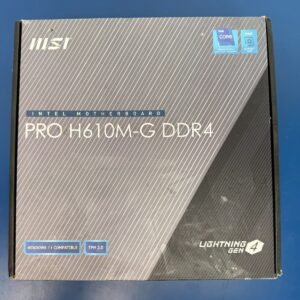 MSI PRO H610M-G DDR4 LGA 1700 Intel H610 SATA 6Gb/s Micro ATX Motherboard