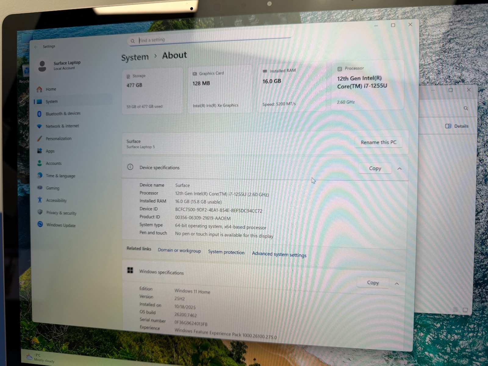 Microsoft Surface Laptop 5 1979 15" Touch i7-1255U 2.60GHz 16GB RAM 512GB SSD - Image 13