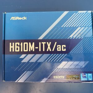 ASRock H610M-ITX/ac Motherboard Intel H610 LGA 1700 DDR4 mATX M.2 Core USB 3.2