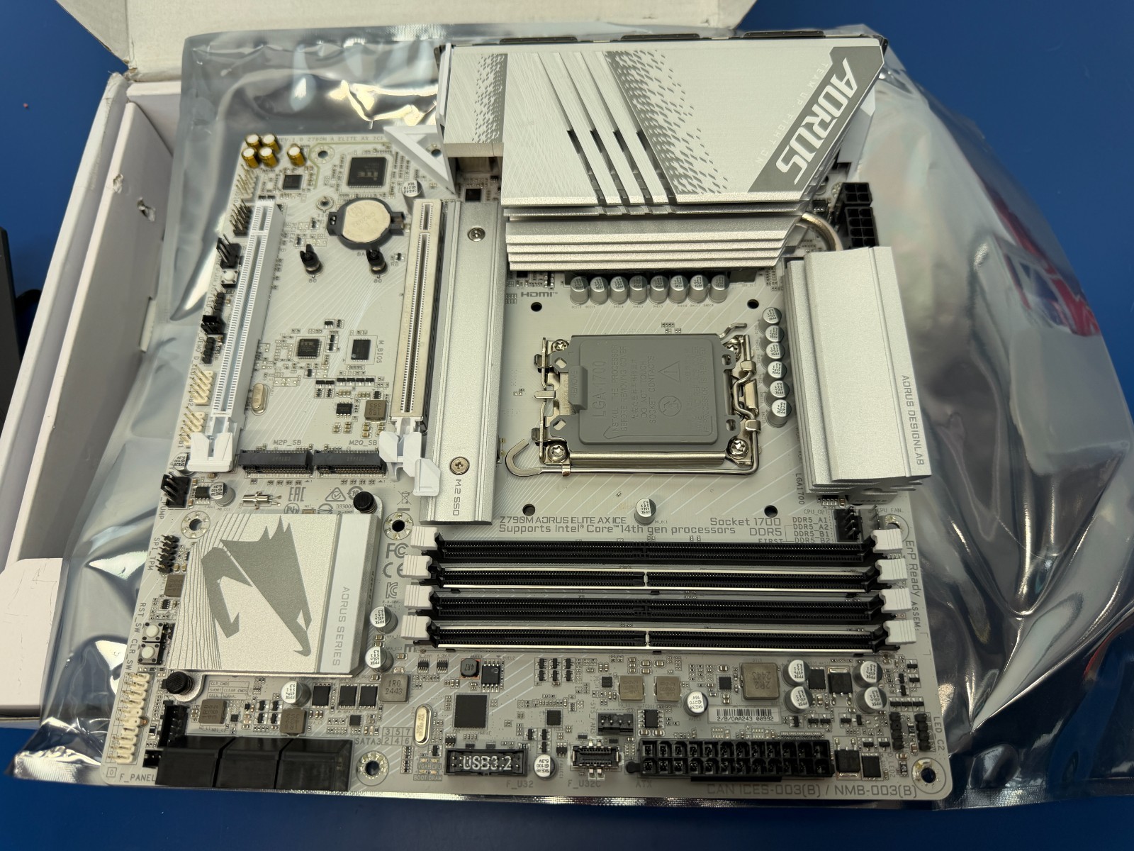 Z790M AORUS Elite AX ICE LGA 1700 Intel Z790 M-ATX Motherboard with DDR5 - Image 5