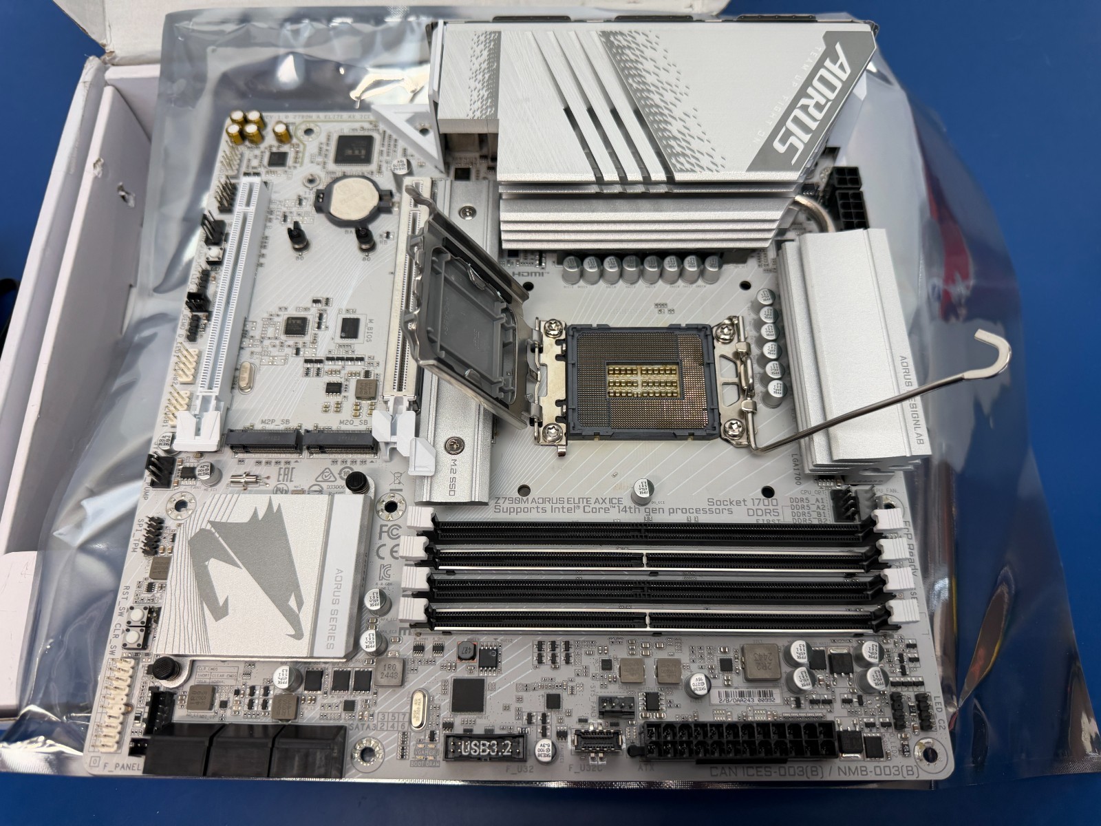 Z790M AORUS Elite AX ICE LGA 1700 Intel Z790 M-ATX Motherboard with DDR5 - Image 7