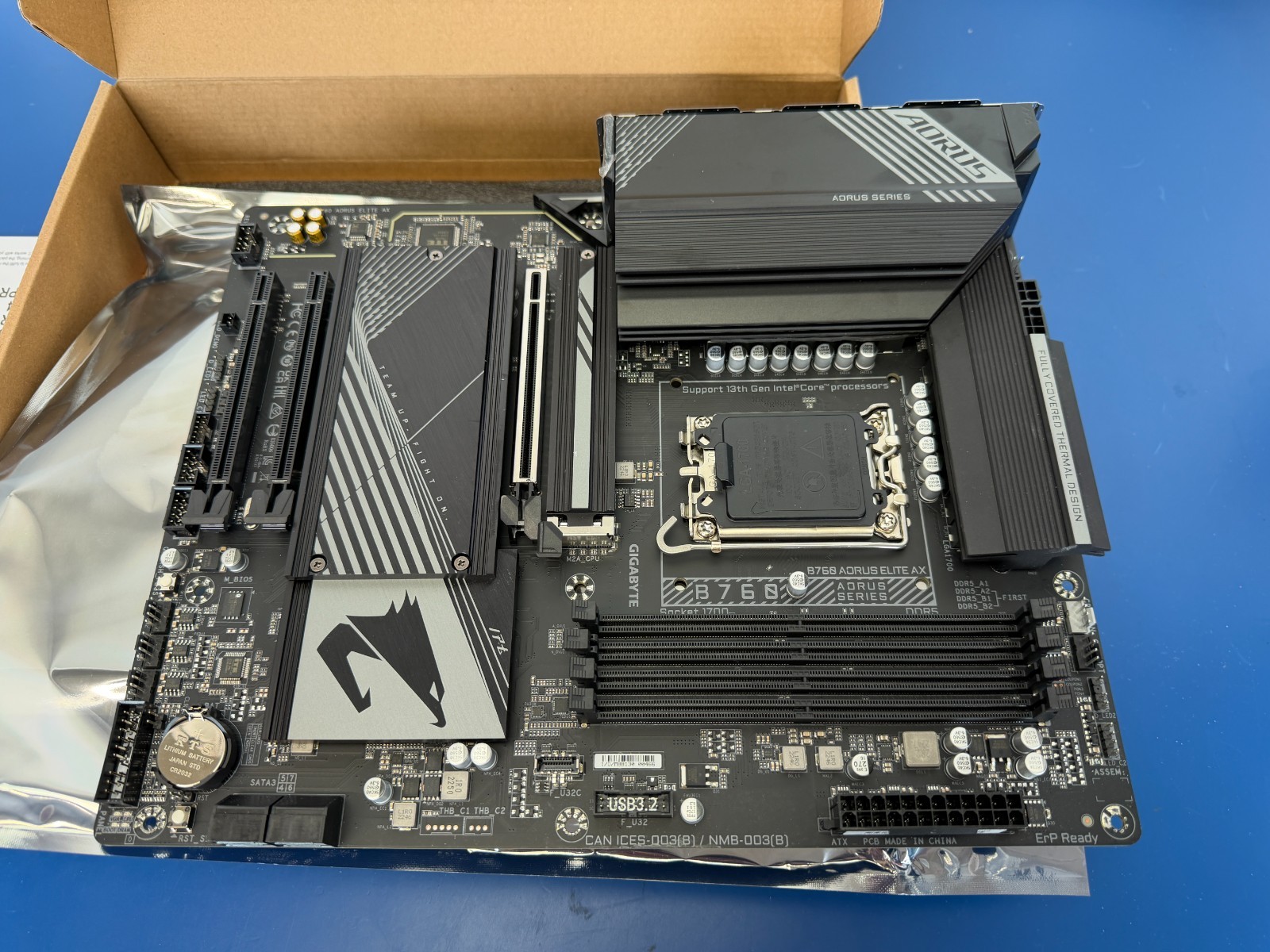 GIGABYTE B760 AORUS ELITE AX LGA 1700 ATX Intel Motherboard
