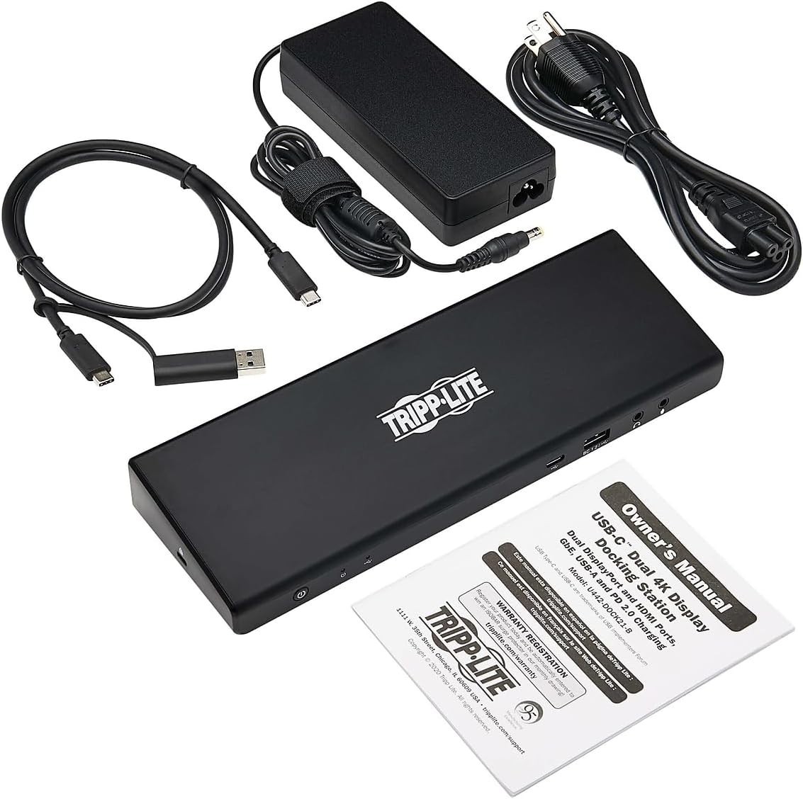 TRIPP LITE USB-C Dual 4k Display Docking Station ( U442-DOCK21-B ) - Image 3