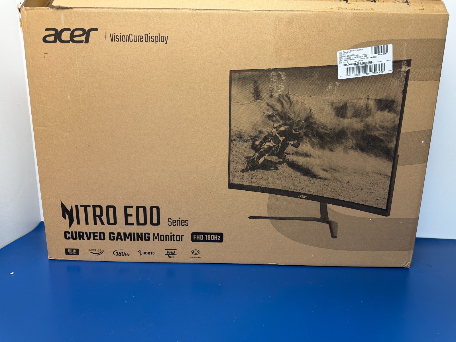 Acer Nitro 31.5 ED320QR 165Hz Full HD LCD Gaming Monitor FHD 1920x1080 mint - Image 3
