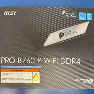 MSI PRO B760-P WIFI DDR4 LGA 1700 12th&13th14th Gen SATA 6Gb/s  motherboard WiFi