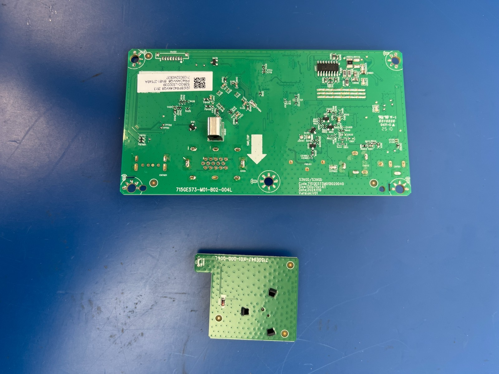 Samsung S32D390GAN MAIN BOARD + BUTTON REPLACEMENT REPAIR - Image 3