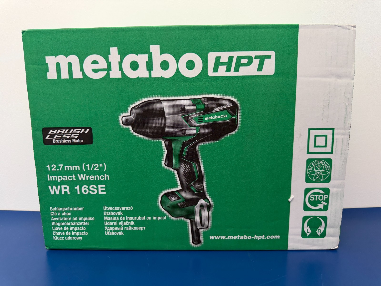 Metabo HPT WR16SEM Corded 1/2" drive electric impact wrench Made in japan - Image 3