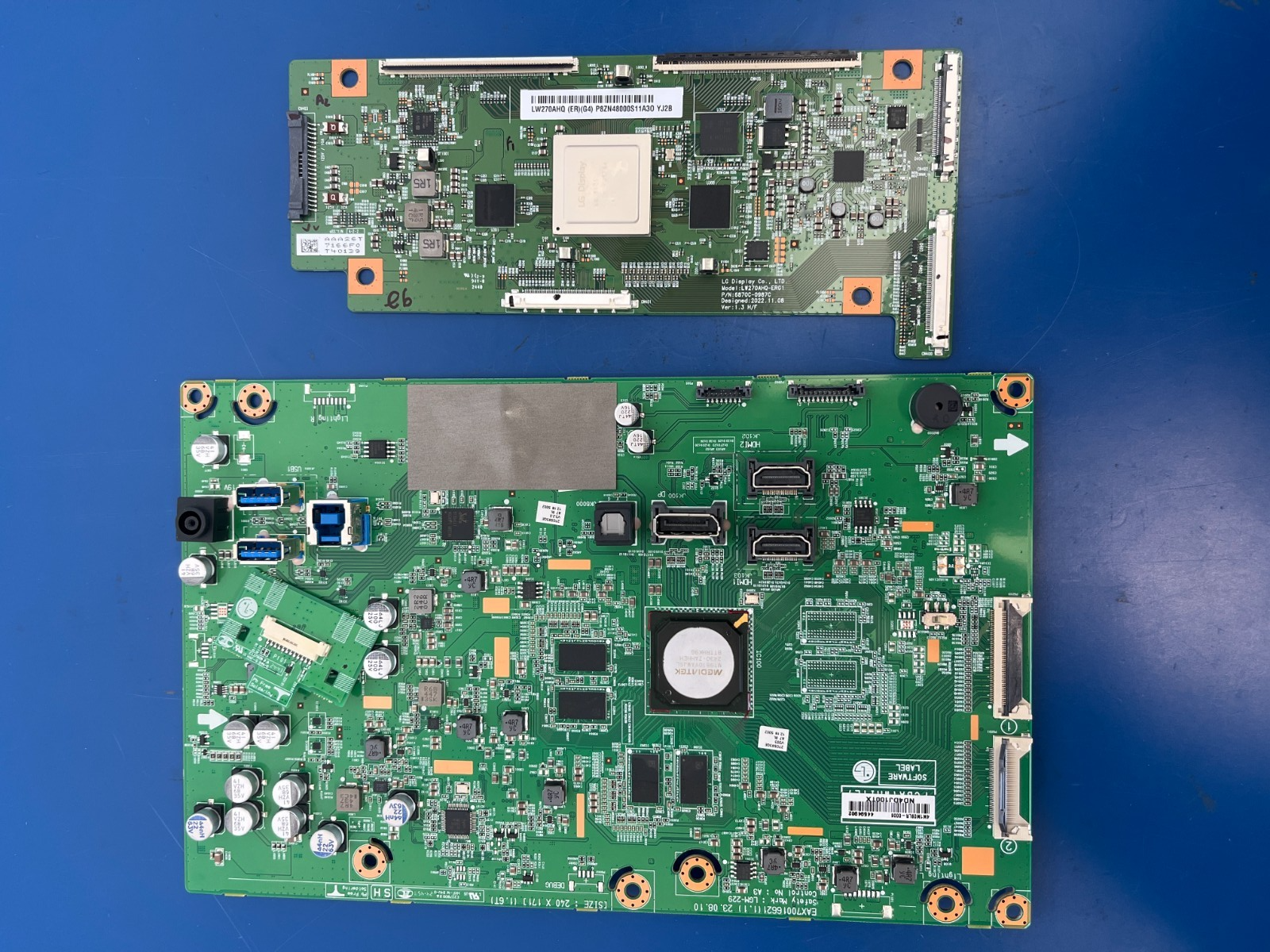 LG 27GS93QE-B MONITOR MAIN BOARD + T-CON + BUTTON REPAIR REPLACEMENT PART