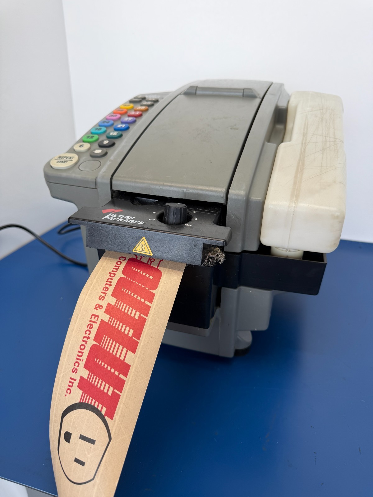 Better Pack 555eS Electric Water-Activated Tape Dispenser Tested Working