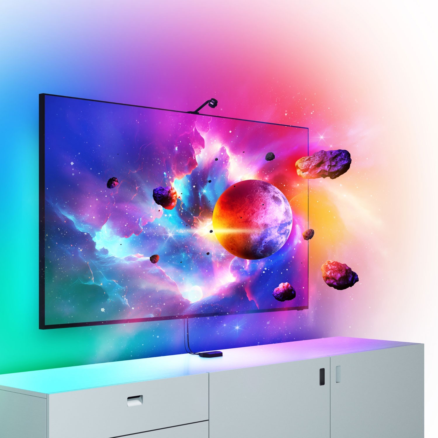 Nanoleaf 4D-Screen Mirror + Lightstrip Kit For TVs & Monitors up to 65" - Image 2