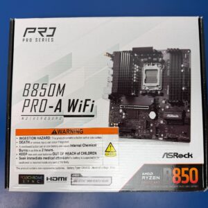 ASRock B850M PRO-A WIFI AM5 AMD B850 SATA 6Gb/s Micro ATX Motherboard