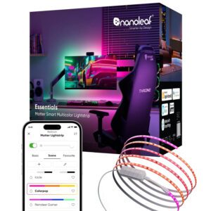 Nanoleaf RGBW Lightstrips with Matter 5m 16.4ft 50 Color Zones Bluetooth & WiFi