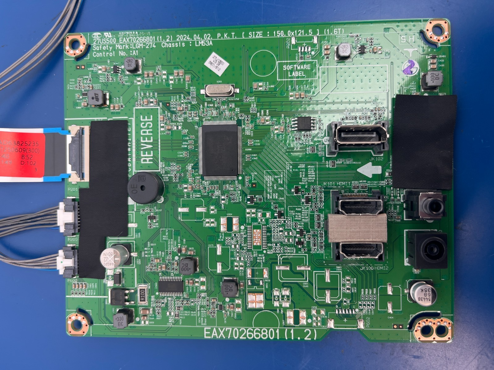 LG 27US500-W 27US500 MAIN BOARD REPAIR KIT