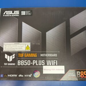ASUS TUF GAMING B850-PLUS WIFI AMD AM5 B850 ATX motherboard, 14+2+1 80A stages,