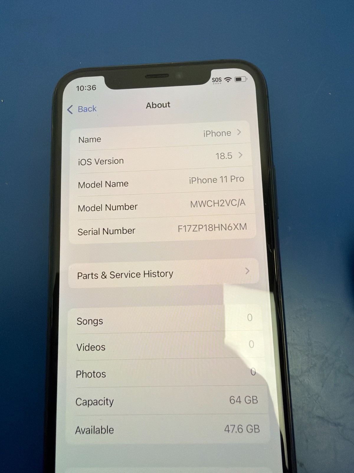 Apple iPhone 11 Pro - 64 GB - Space Grey (Unlocked) 100% battery health - Image 4