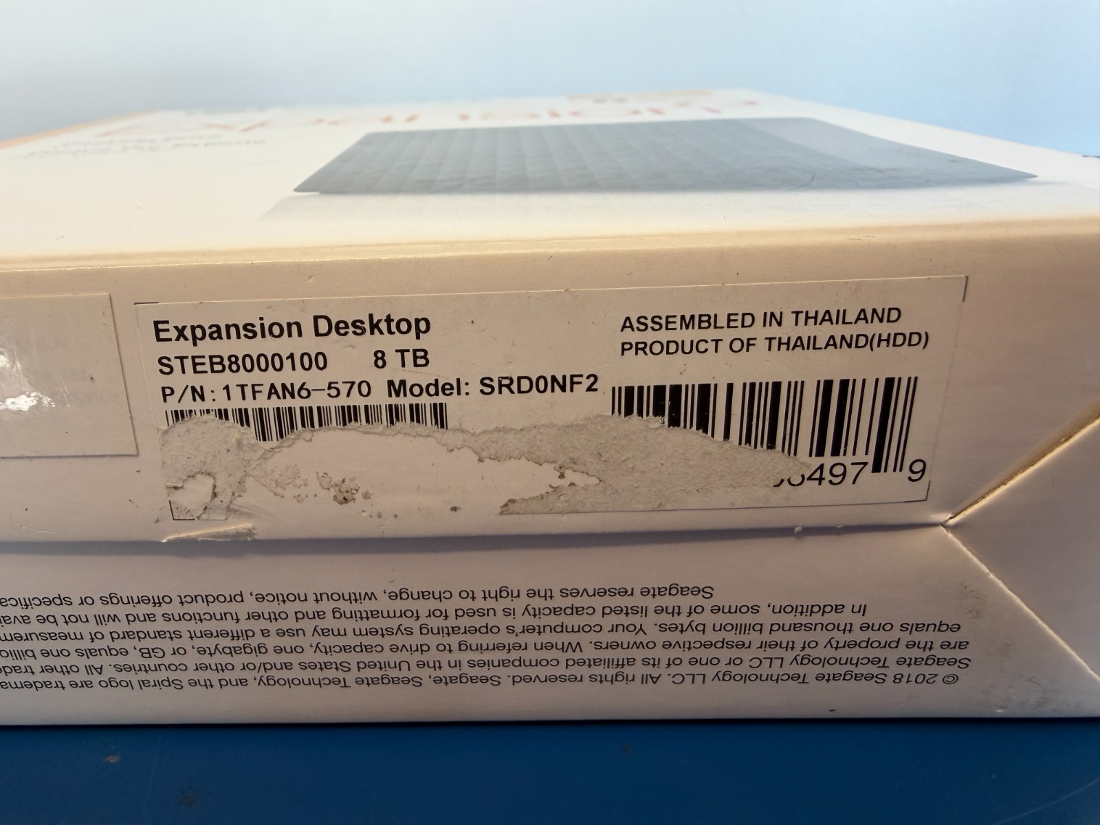 Seagate 8TB External Hard Drive HDD expansion STEB8000100 1TFAP6-500 - Image 2
