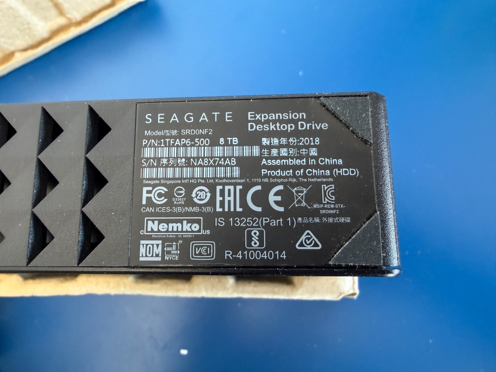 Seagate 8TB External Hard Drive HDD expansion STEB8000100 1TFAP6-500 - Image 5