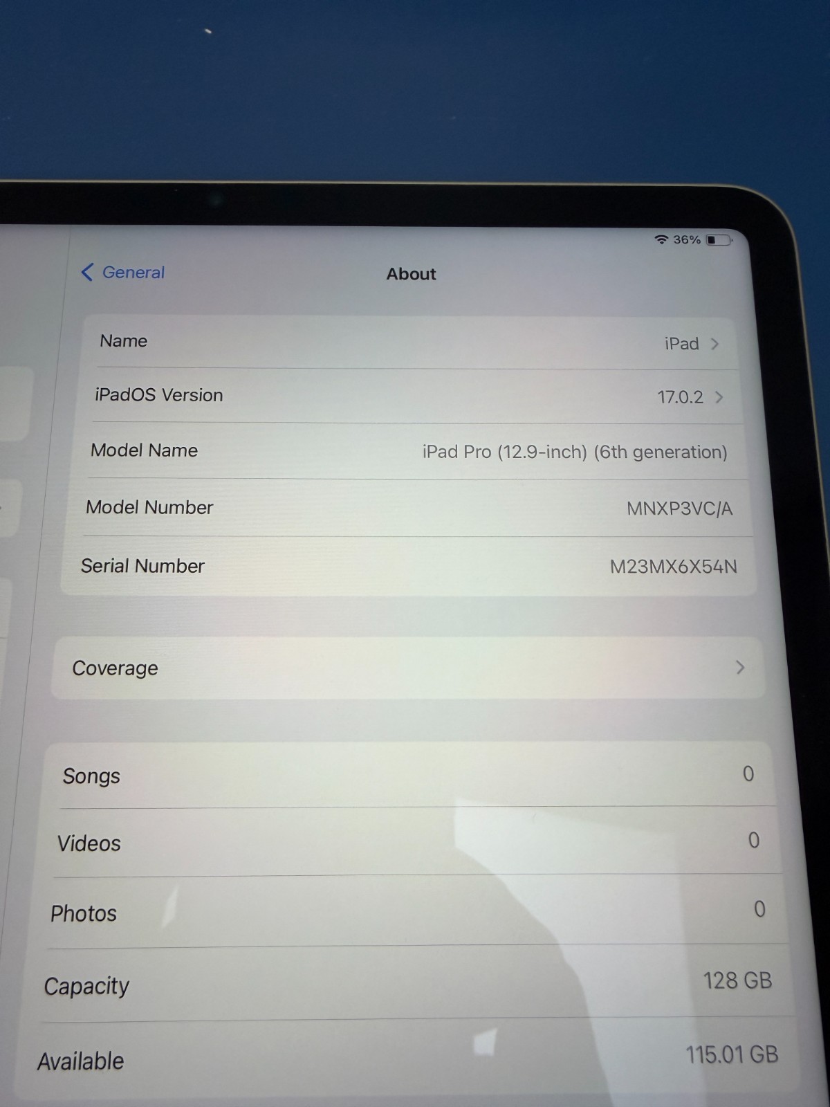 Apple iPad Pro 12.9" M2 6th Gen 128GB Space Gray Wi-Fi MNXP3VC/A - Image 8