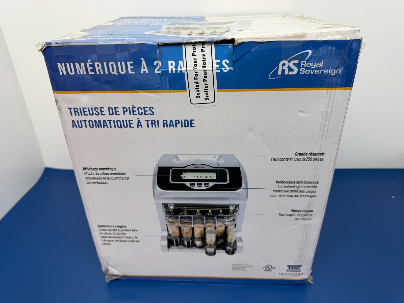 Royal Sovereign Two-Row Digital Coin Sorter FS2DCAN - Image 2
