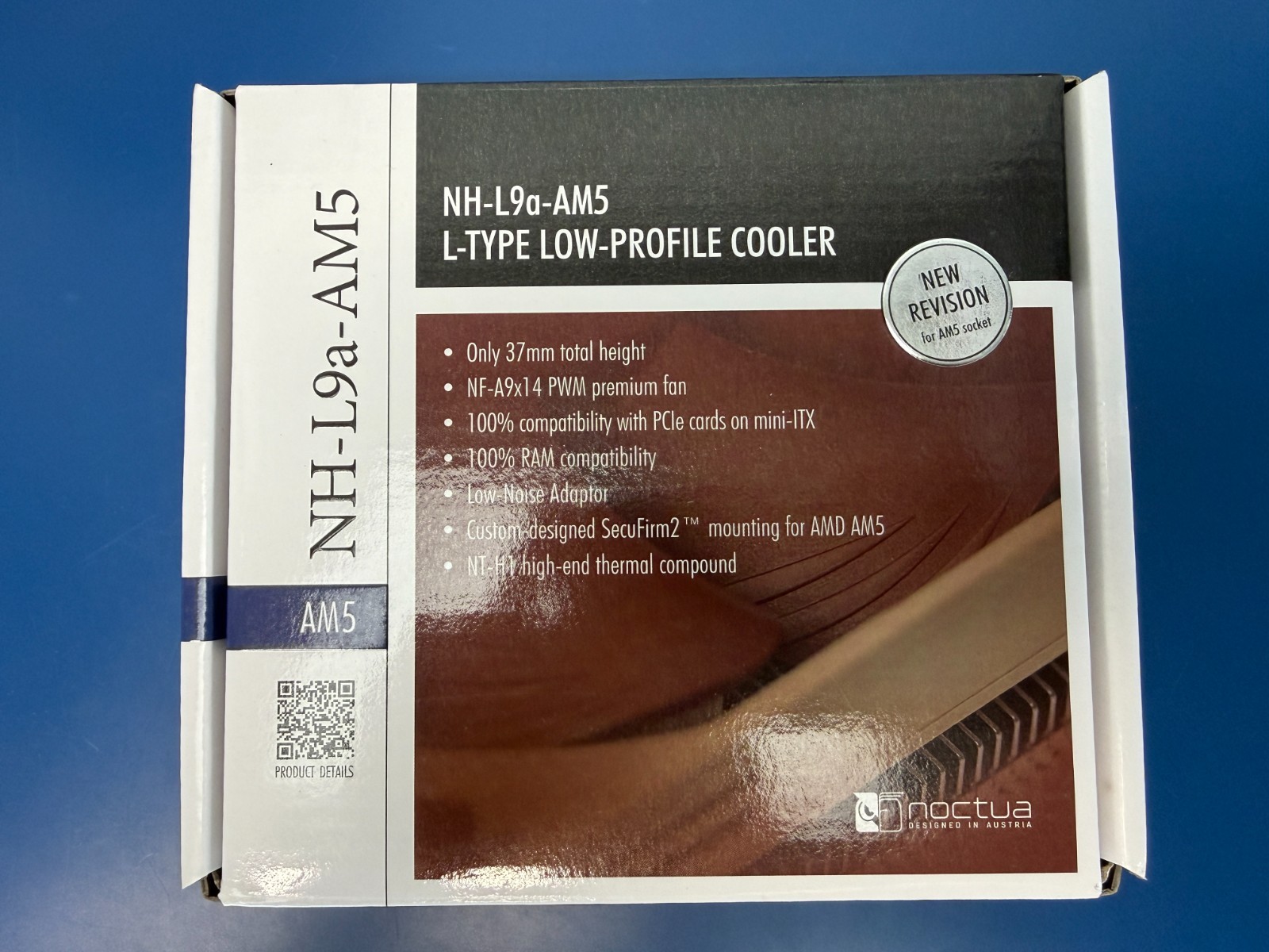 Noctua AMD CPU SOCKET AM5 Low Profile SFF/HTPC CPU COOLER, NH-L9a-AM5