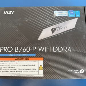 MSI PRO B760-P WIFI DDR4 LGA 1700 12th&13th14th Gen SATA 6Gb/s  motherboard WiFi