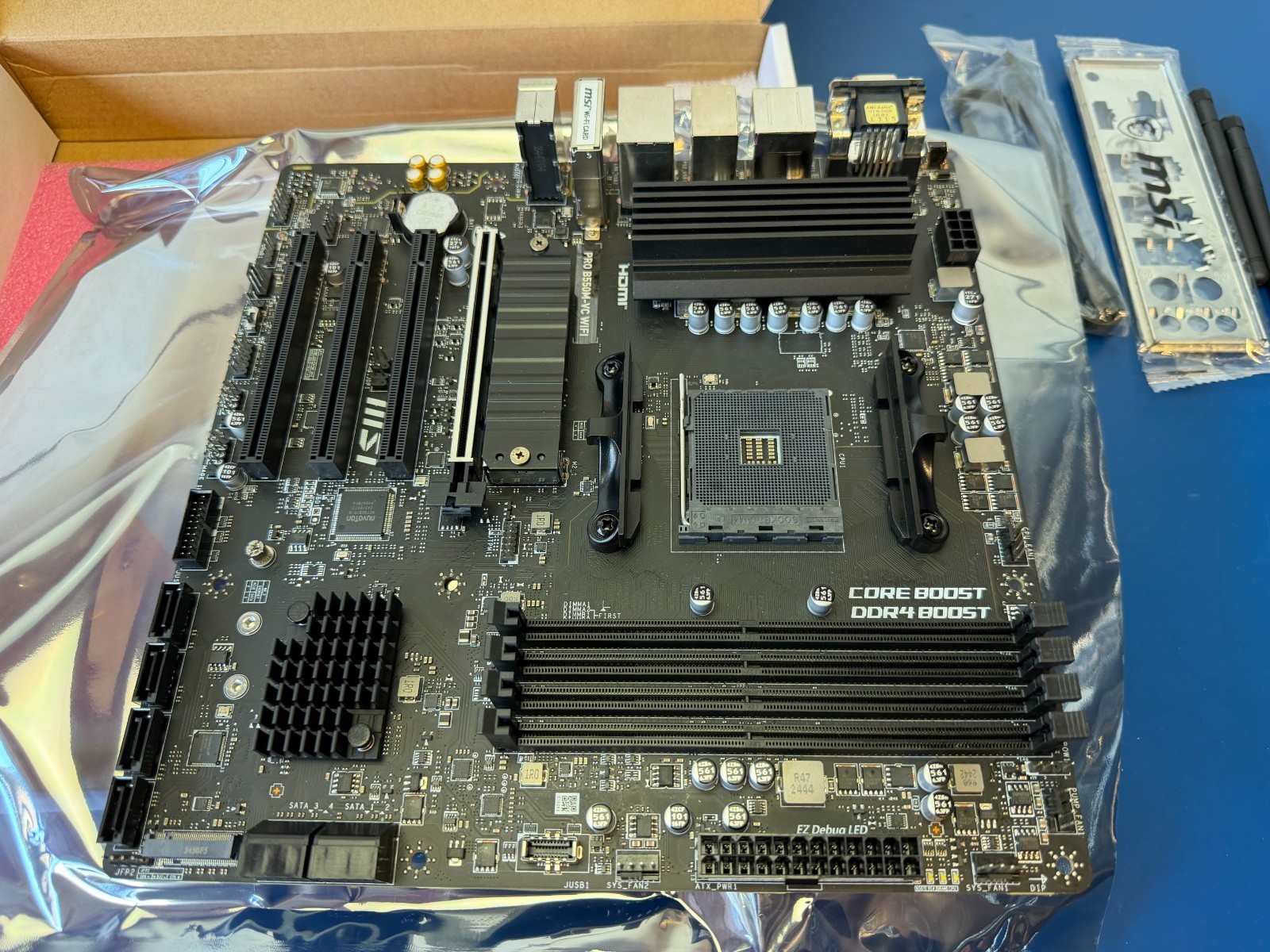 MSI PRO B550M-VC Wifi Pro series Motherboard (AMD Ryzen 5000 Series compatible)