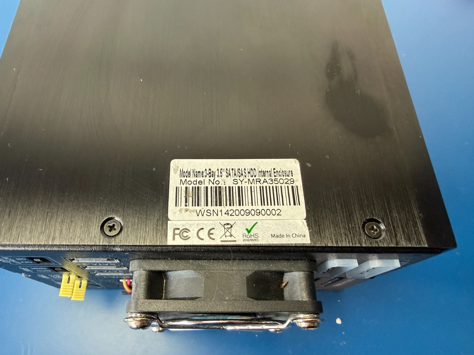 Syba SY-MRA35029 3 Bay Tray Less SATA SAS 3.5" HDD Internal Enclosure Cage - Image 5