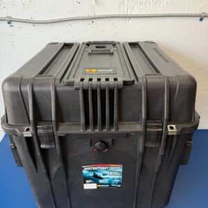 Pelican 0340 Cube Case with Wheels Exterior Dim 20.50" x 20.50" x 19.25" - Black
