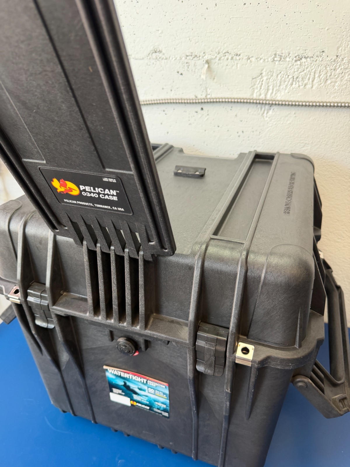 Pelican 0340 Cube Case with Wheels Exterior Dim 20.50" x 20.50" x 19.25" - Black - Image 8
